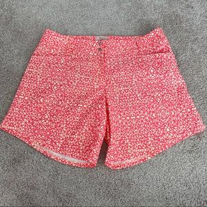Adidas hot pink and tan Sport shorts